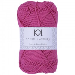 8/4 Hot Pink - KK Organic Color Cotton økologisk bomuldsgarn fra Karen Klarbæk