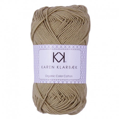 8/4 Golden - KK Organic Color Cotton økologisk bomuldsgarn fra Karen Klarbæk