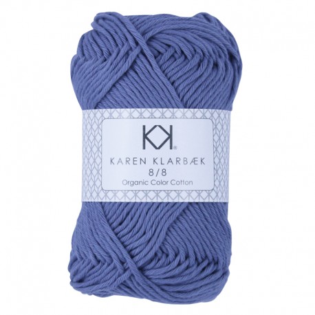 8/8 Lavender - KK Organic Color Cotton økologisk bomuldsgarn fra Karen Klarbæk