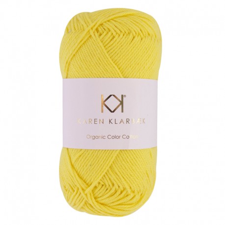 8/4 Sunshine - KK Organic Color Cotton økologisk bomuldsgarn fra Karen Klarbæk