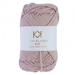 8/8 Dark Old Rose - KK Organic Color Cotton økologisk bomuldsgarn fra Karen Klarbæk