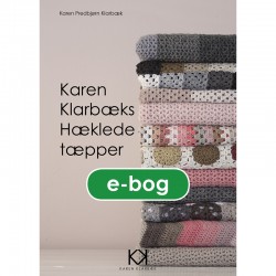 Hæklebog "Karen Klarbæks Hæklede tæpper" - E-BOG