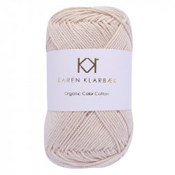 8/4 Warm Nature White - KK Organic Color Cotton økologisk bomuldsgarn fra Karen Klarbæk