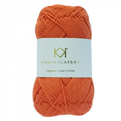 8/4 Orange - KK Organic Color Cotton økologisk bomuldsgarn fra Karen Klarbæk