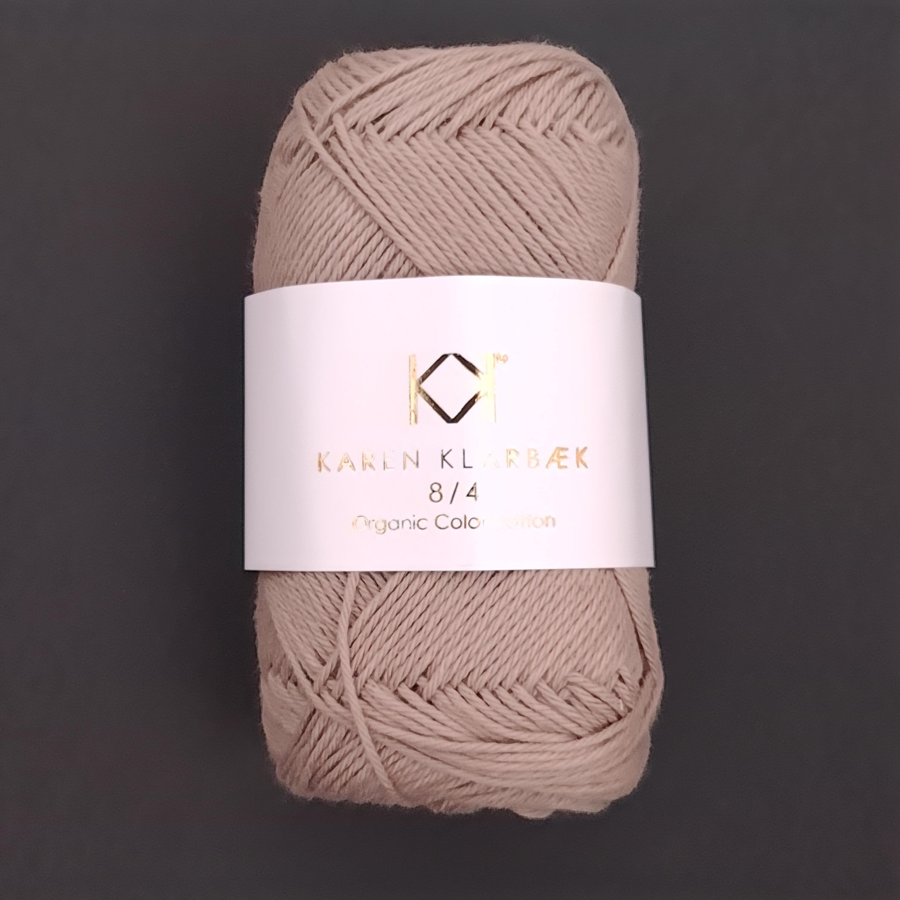 8/4 Latte - Organic Color Cotton økologisk fra Karen