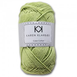 Lys grøn - KK Color Cotton bomuldsgarn fra Karen Klarbæk