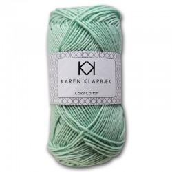 Mint grøn - KK Color Cotton bomuldsgarn fra Karen Klarbæk