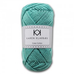 Turkis - KK Color Cotton bomuldsgarn fra Karen Klarbæk