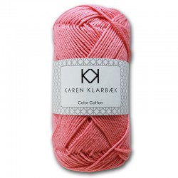 Fersken - KK Color Cotton bomuldsgarn fra Karen Klarbæk