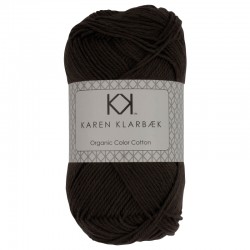 8/4 Dark Grey (Mørk gråbrun) - KK Organic Color Cotton økologisk bomuldsgarn fra Karen Klarbæk