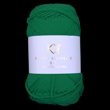 8/8 Jolly Green - KK Color Cotton økologisk bomuldsgarn fra Karen Klarbæk