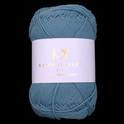 8/4 Dusty Blue - KK Organic Color Cotton økologisk bomuldsgarn fra Karen Klarbæk