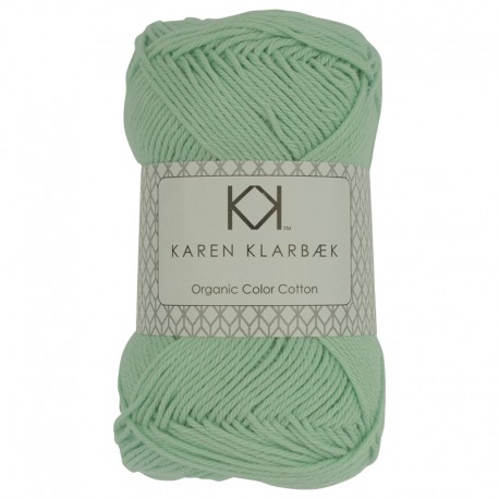 8/4 Mint Green - KK Organic Color Cotton økologisk bomuldsgarn fra Karen Klarbæk