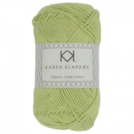 8/4 Light Green - KK Organic Color Cotton økologisk bomuldsgarn fra Karen Klarbæk