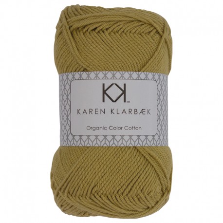 8/4 Faded Yellow - KK Organic Color Cotton økologisk bomuldsgarn fra Karen Klarbæk