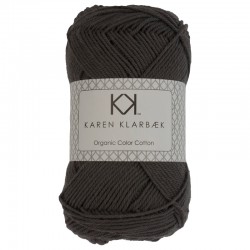 8/4 Charcoal - KK Organic Color Cotton økologisk bomuldsgarn fra Karen Klarbæk