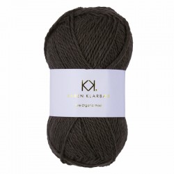 Brown Melange - KK Pure Organic Wool - økologisk uldgarn fra Karen Klarbæk